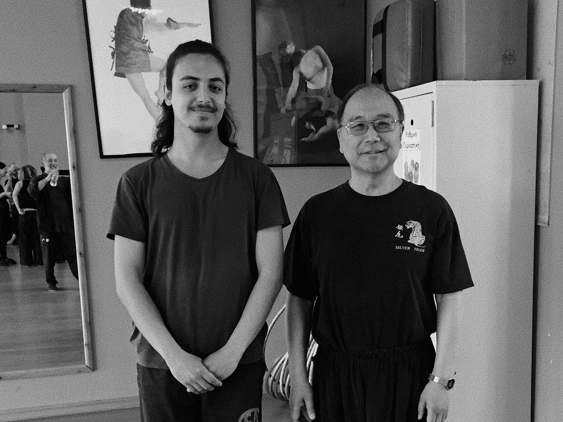 Sifu William Ting Kuo-Piao w/ Dimitris Dimarelos William Ting